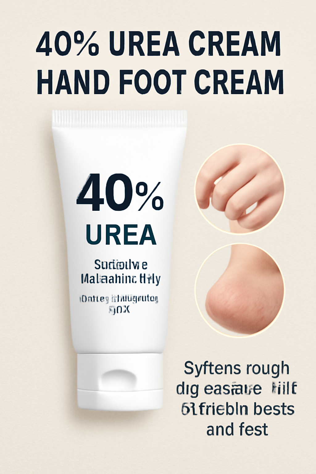 OUKEYA 40 Percent Urea Cream Hand Foot Cream product image